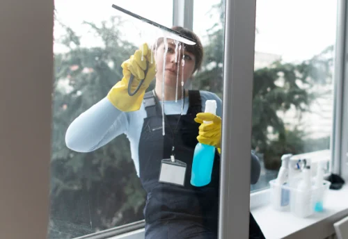 Nettoyage de vitres intérieures et extérieures à Mercuer